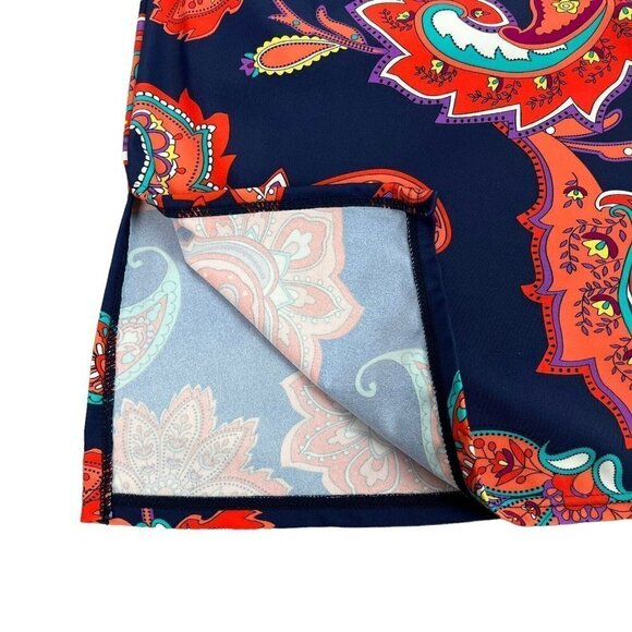 Mazu Swim Womens Cover Up Paisley Floral Print Beach Stretch Medium - Picture 8 of 11